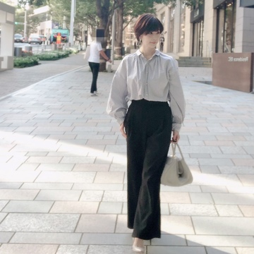 ノーアイロンのBigスリーブシャツ