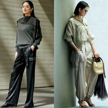 秋は「カーゴパンツ」がかっこいい！品よくこなれる、50代のきれいめスタイル