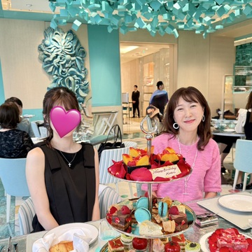 ティファニー銀座で 娘の25歳バースデーをお祝い
