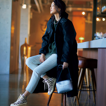 冬の足もとは“アニマル柄”がちょうどいいアクセントに！<靴でちょっとだけ攻める冬スタイル>