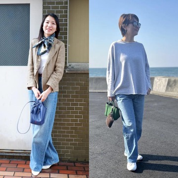 50代になった今こそ似合う！ワイドデニムでシックな大人コーデ【チームJマダムブログ人気記事週間ランキングTOP10】