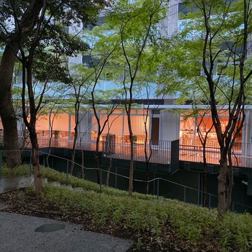 フロッキー柄スカートでおしゃれして、「ラ・グランド・メゾン Hiroyuki SAKAI 」へ