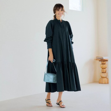 スタイリスト徳原文子さん別注アイテム！「Curensology×éclat」のワンピース、「BRILL×éclat」のスカート