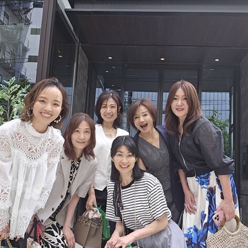 初めましての華組大岩三智子さんと関西Jマダムの皆さんとホテルランチ