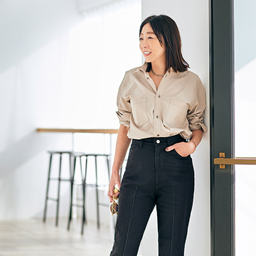 おなかまわりをカバー＆脚長効果も！スタイリスト・小川ゆう子さんの考える「大人のデニム」