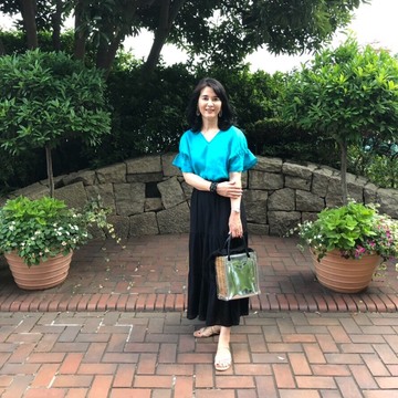 真夏のリネントップス