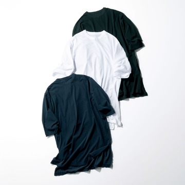 éclat premium認定 大人のエッセンシャルアイテム「FIRO BIANCO UNO」のハイブリッドラマTシャツ