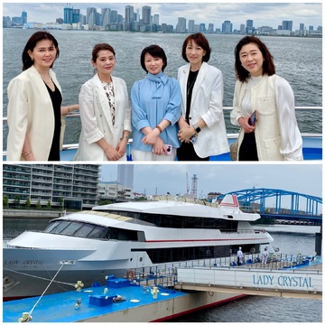 【東京ランチクルーズ 女子会にも】クルーズクラブ東京で過ごす非日常。優雅なJマダム時間