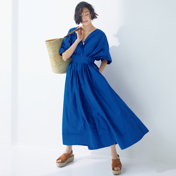 モデルから「欲しい！」の声続出の「マキシ丈ワンピース」コーデ【真夏の“買い足し”服＆小物】