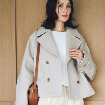 クリーミーカラーのグラデ配色であたたかみと上質さきわ立つお出かけスタイルが完成。気温7℃｜1/27(火)【50代の毎日コーデ】