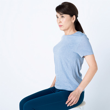 猫背さん＆小顔にも！ 美乳エクササイズ２【50代のお悩み・上向き美乳】