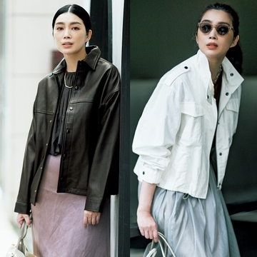 【ショートアウター×スカートの最旬コーデ5選】ロングスカート合わせで短・長のバランスが今どき