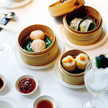 ハイクオリティの点心とシャンパーニュのマリアージュを楽しめる「ヤウメイ」