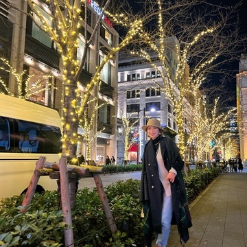 冬の帽子コーデ