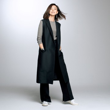 着るだけでこなれ感を叶える「HAVEL studio」のジレ&パンツ