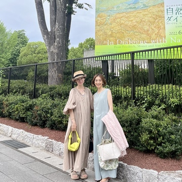 グリーンの初オールインワンで美術館♩