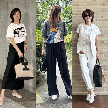 シンプルだけどおしゃれ！50代が参考にしたい「Tシャツ」コーデ3選