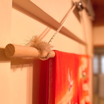 お宮参りの着物を愛でる〜至福の空間【5分でできる春の玄関飾り】