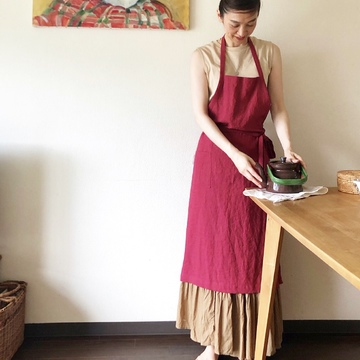 服を纏うようにエプロンを 〜秋の手仕事②