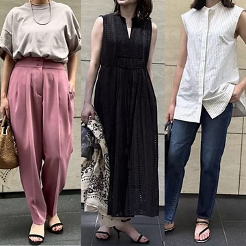 【50代 ファッション】気温35度に何を着る？真夏の大人コーデ15選