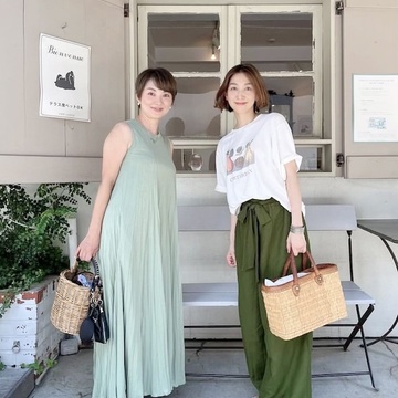 嬉しいお出かけは、お気に入りワンピで（約束がある日のとっておきコーデ）