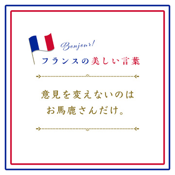 意見を変えないのはお馬鹿さんだけーIl n’y a que les imbéciles qui ne changent pas d’avis.【フランスの美しい言葉 vol.36】