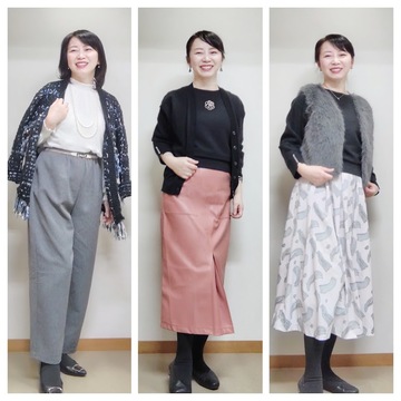 12月下旬。アラフィフ秘書お仕事毎日服