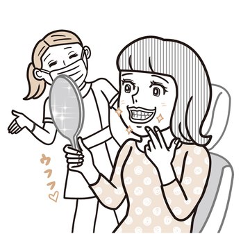 【エクラ世代・歯のメンテナンス】 過去の治療痕を修復し色も形もブラッシュアップ