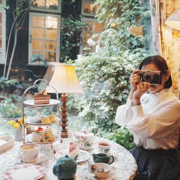 大阪のロンドン？！でアフタヌーンティー♪