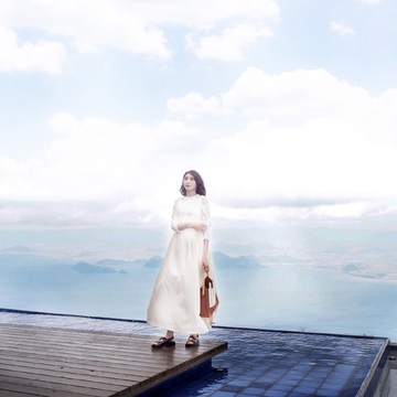 初夏のお出かけコーデはZARA!天空の絶景カフェへ【滋賀編①】