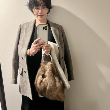 最愛ジャケットはエコツイード♡