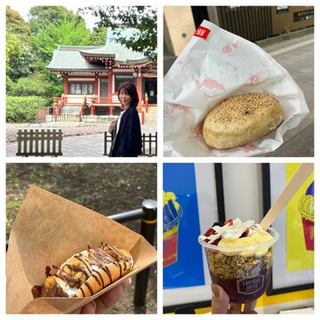 【吉祥寺】御朱印とワンハンドグルメとオリーブサンド。