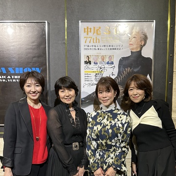 中尾ミエさんのBirthday Liveへ