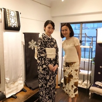 お着物や和装小物の展示会へ♪