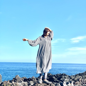 プチプラ優秀ワンピースで海へ