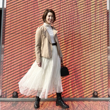 チームラボプラネッツの日のホワイトコーデとグルメ