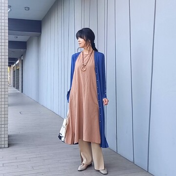 新感覚♡ブラウン×ブルーの組み合わせ