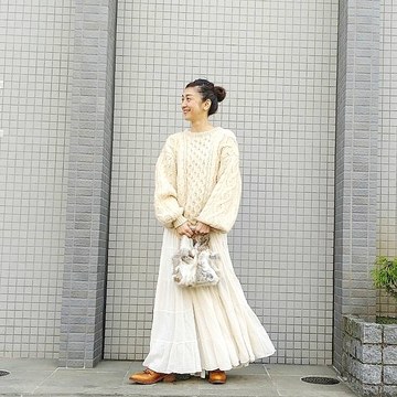 ざっくりアランニットでおめでとう！