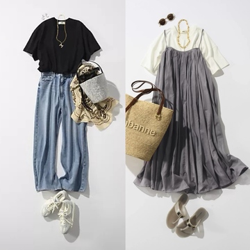 【50代Tシャツ7daysコーデ】体型カバーが叶う！〈ミュラー オブ ヨシオクボ〉の洗練Tシャツこそ大人の最適解