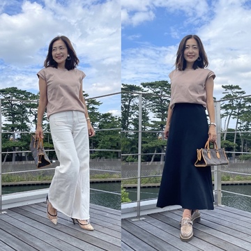 使える♡MUJIのベージュニット