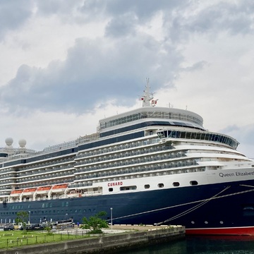 東京港発 クイーンエリザベス号で九州、韓国、静岡へ