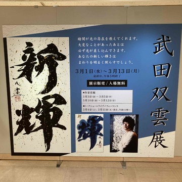 武田双雲展に行って来ました
