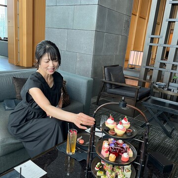 夏の締めくくりのアフタヌーンティ♡【ペッシュetペッシュ】ザ・ラウンジbyアマン