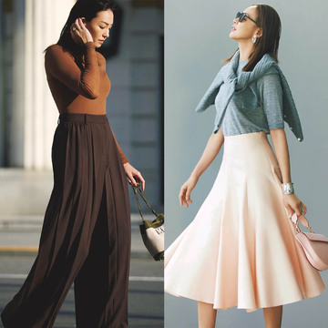 上品に映える初夏のブラウンコーデからクールな可憐なピンクスカートと相性の良いグレーニットまで【50代の1週間コーデ】