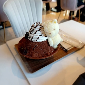 娘とコリアンタウン！　かわいいカフェメニューに癒されました～