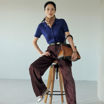 小物合わせにこだわってパンツの軽快さに新しい表情を