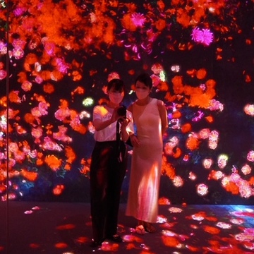 チームラボボーダレス②　～モデル気分～