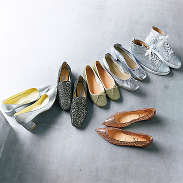 小さくても存在感大！ 定番「キラキラシューズ」【キラキラで華やぐ】