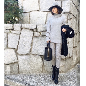 ハットコーデでミシュラン1つ星レストランへ