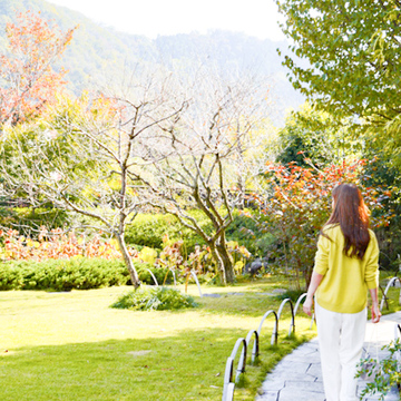 秋色ニットで紅葉拾い🍁in 高尾山